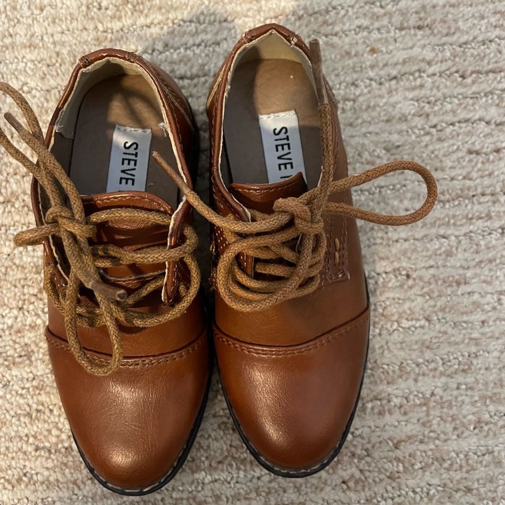 Baby boy Steve Madden dress shoes brown